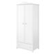 LUNA LN-12 - Двукрилен гардероб /с рафтове/ с чекмедже